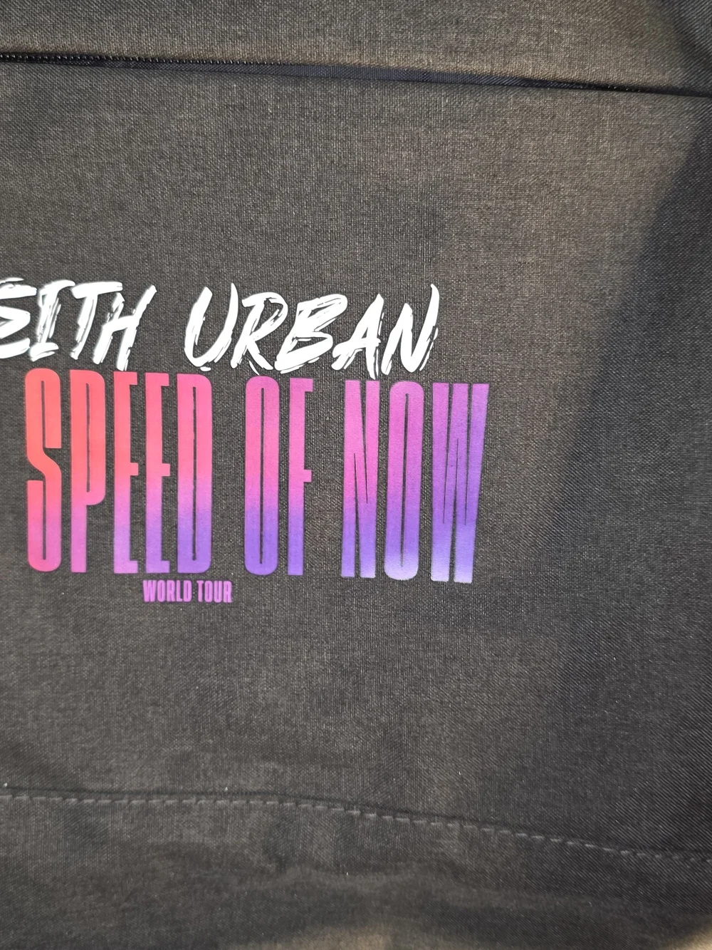 Keith Urban The Speed of Now Duffel Bag Travel Overnight Gym Bag Music Festival